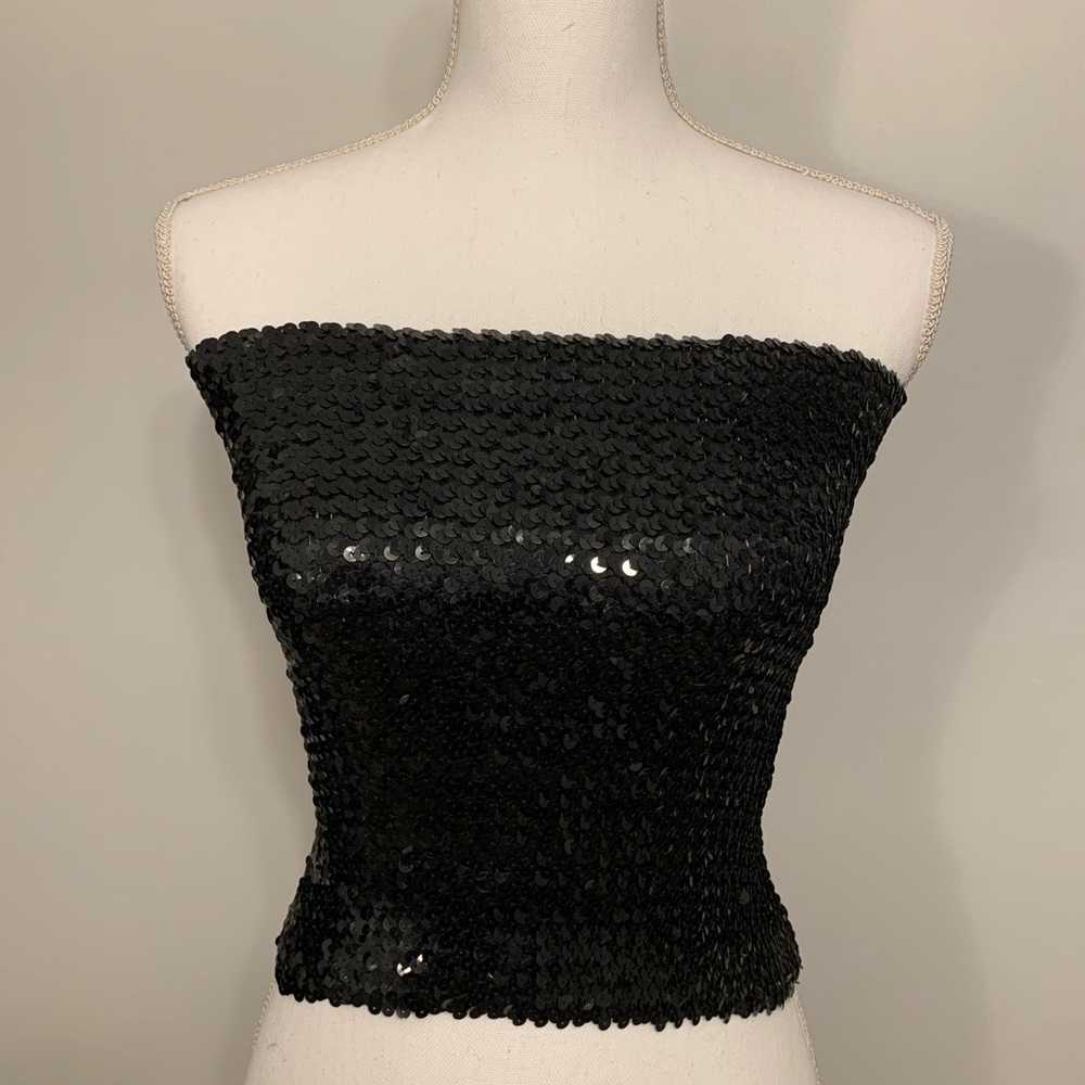 Women's Sexy Sparkling Sequins Stretch Tank Top